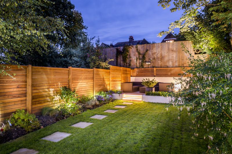 Landscaped Fence Installation