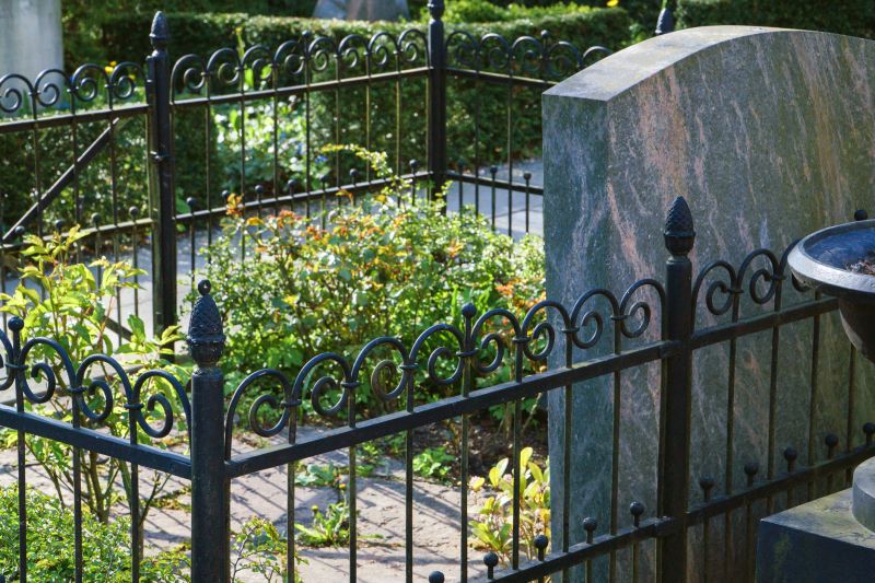 Gothic Iron Fence Installation